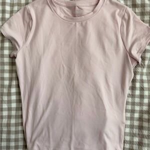 Hollister Light Pink Short Sleeve Tee